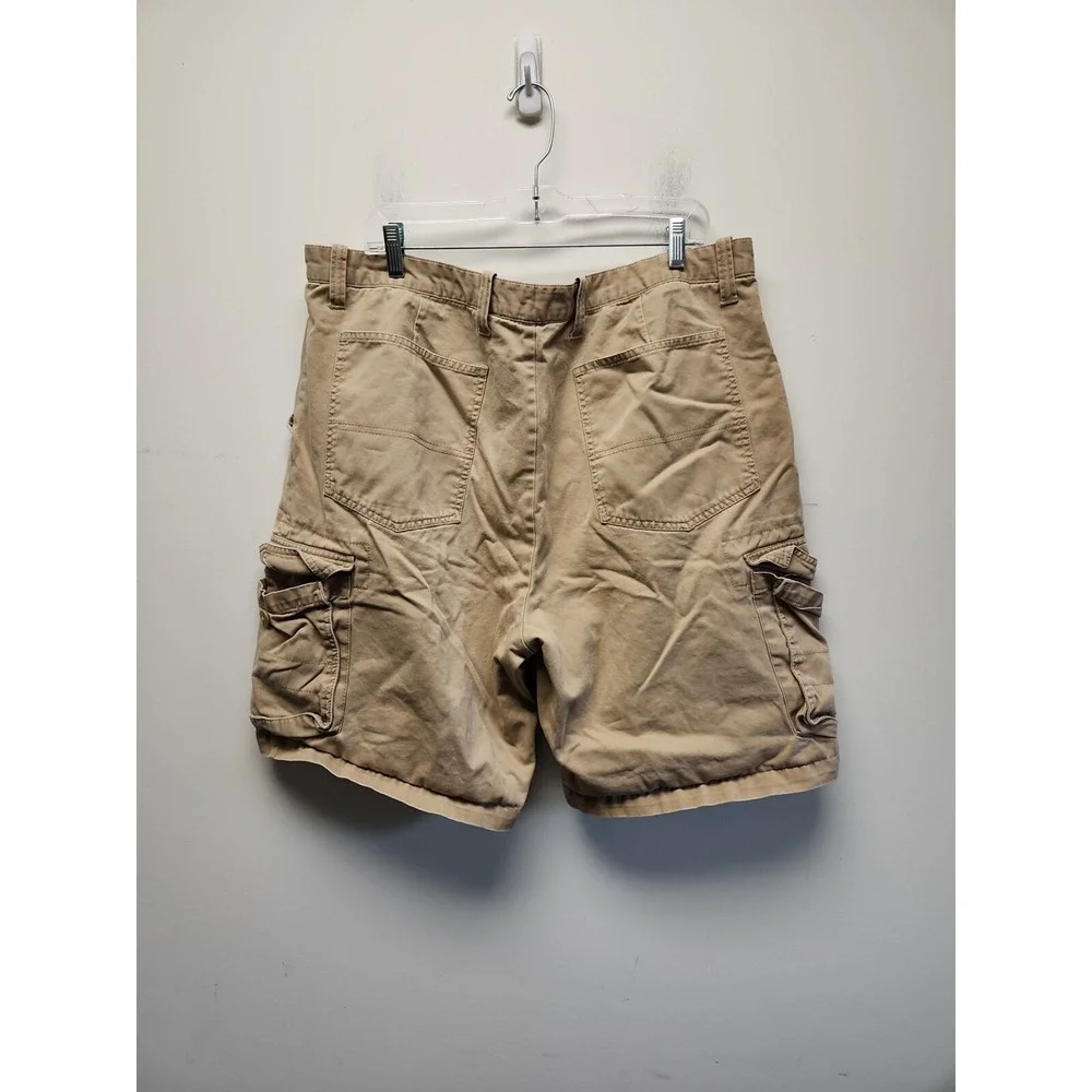 Men's Timberland Relaxed Fit Khaki Cargo Shorts 40 Nice